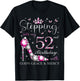 Stepping Into My 52nd Birthday With God's Grace & Mercy T-Shirt - T-Shirt | Black