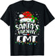 Santa Favorite EMT Christmas Emergency Medical Technician T-Shirt - T-Shirt | Black