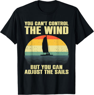 Cool Sailing Women Sailboat Boating Sail Boat Owners T-Shirt - T-Shirt | Black
