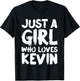 Just A Girl Who Loves Kevin T-Shirt - T-Shirt | Black