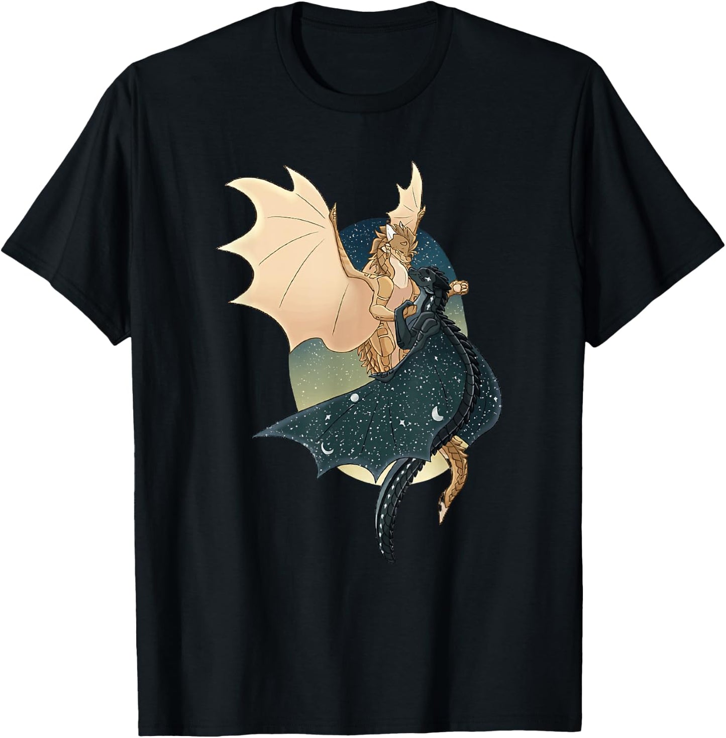 Wing of Fires Legends Fathom Darkstalker Clearsight T-Shirt - T-Shirt | Black