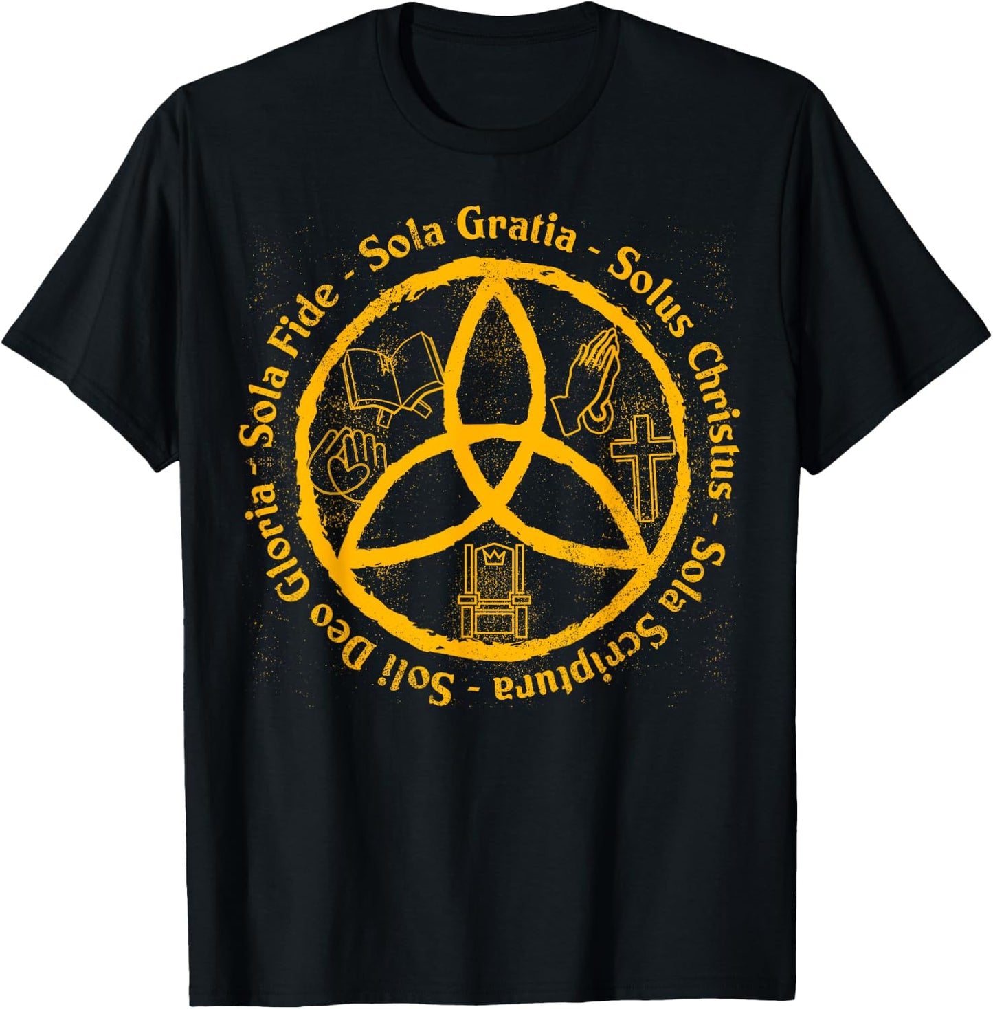 Sola Scriptura - Protestant, Christian Reformation, 5 Solas T-Shirt - T-Shirt | Black