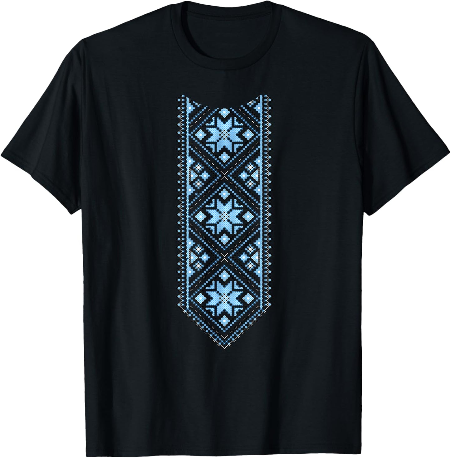 Ukrainian Vyshyvanka Proud Ukrainian It's in My DNA T-Shirt - T-Shirt | Black