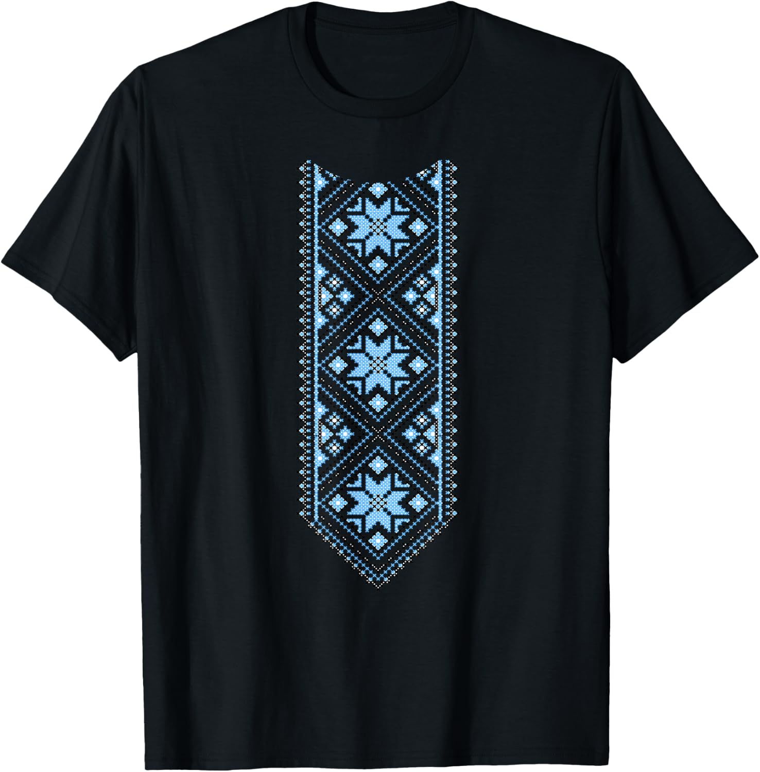 Ukrainian Vyshyvanka Proud Ukrainian It's in My DNA T-Shirt - T-Shirt | Black
