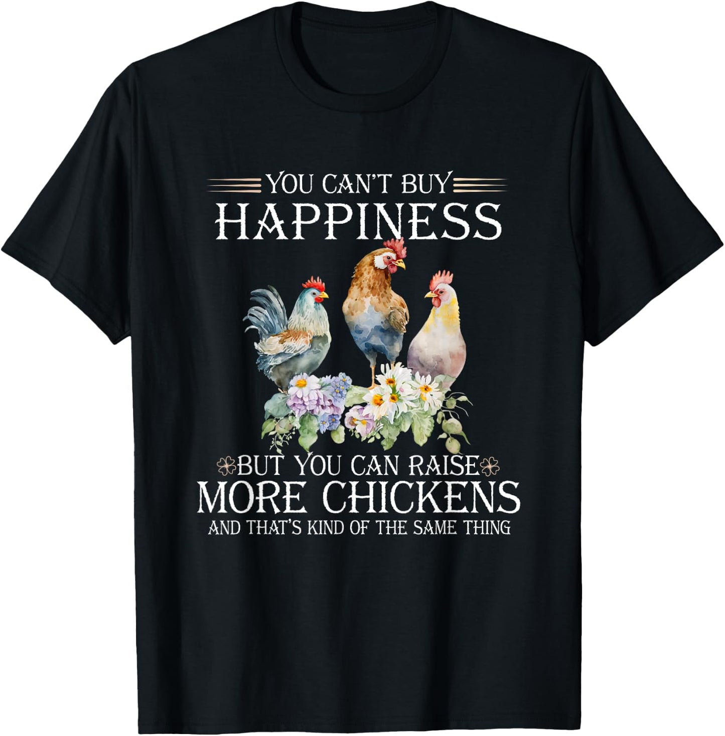chicken Love for Farmer raising chickens farm T-Shirt - T-Shirt | Black