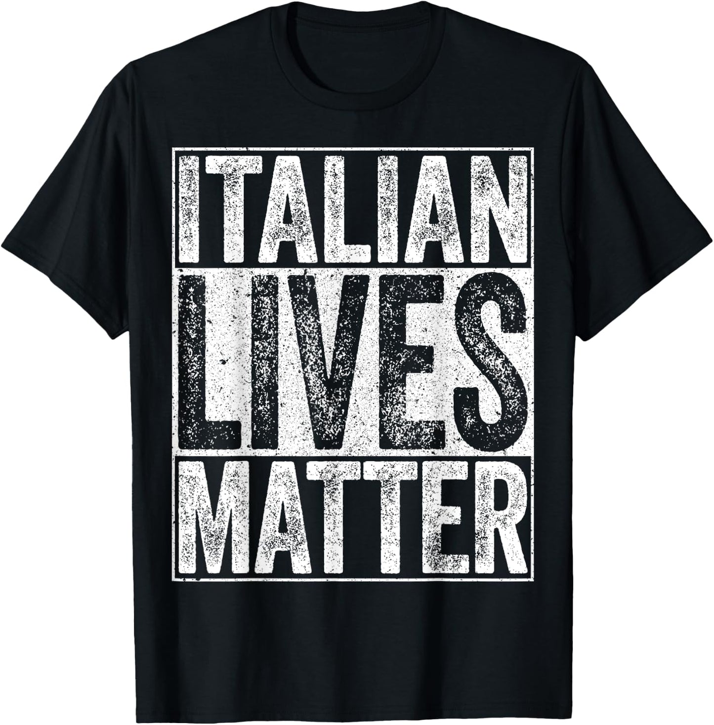 Italian Lives Matter Italy Shirt T-Shirt - T-Shirt | Black