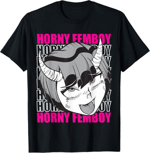 Cute Femboy Outfit - Anime Femboy Design Sissies Cosplay T-Shirt - T-Shirt | Black