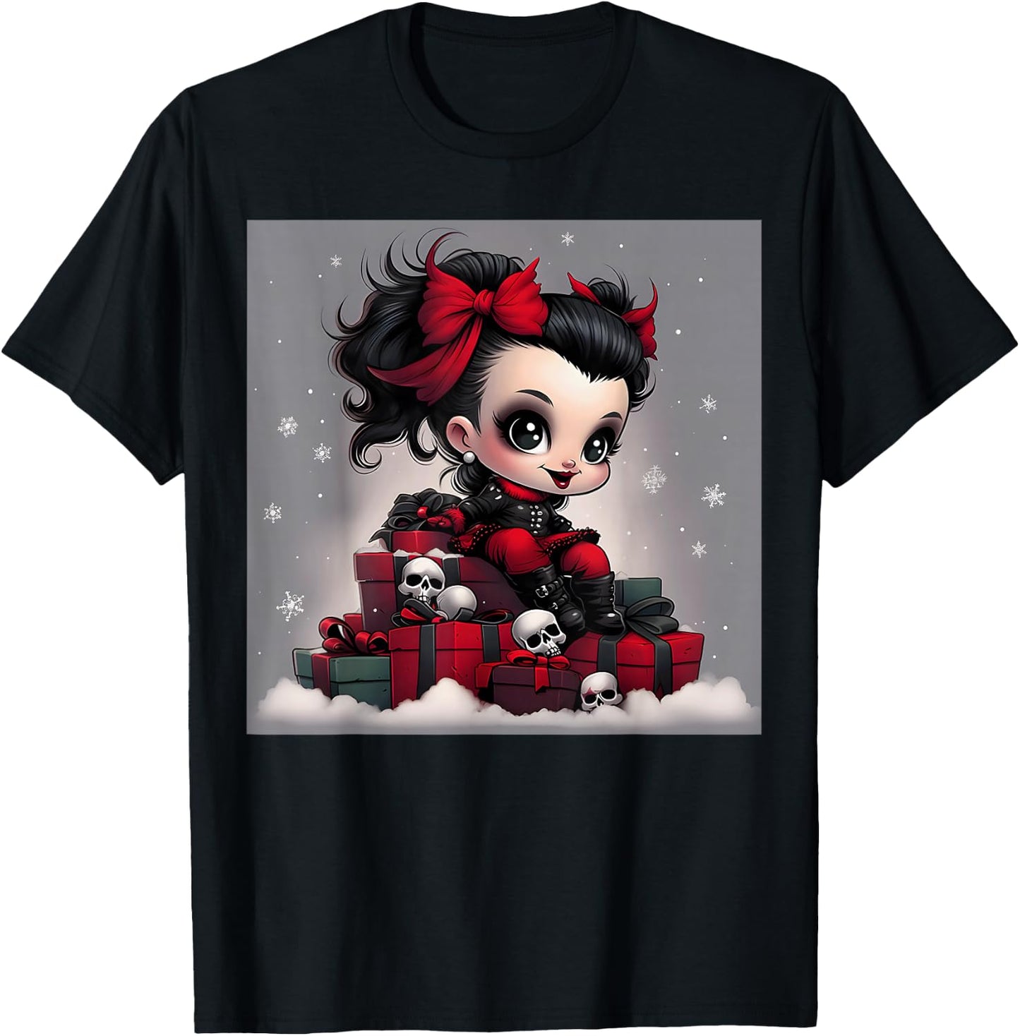 A Twist of Gothmas: Celebrating with Baby's Style T-Shirt - T-Shirt | Black