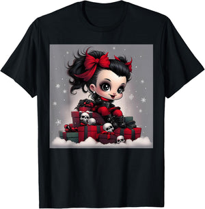 A Twist of Gothmas: Celebrating with Baby's Style T-Shirt - T-Shirt | Black