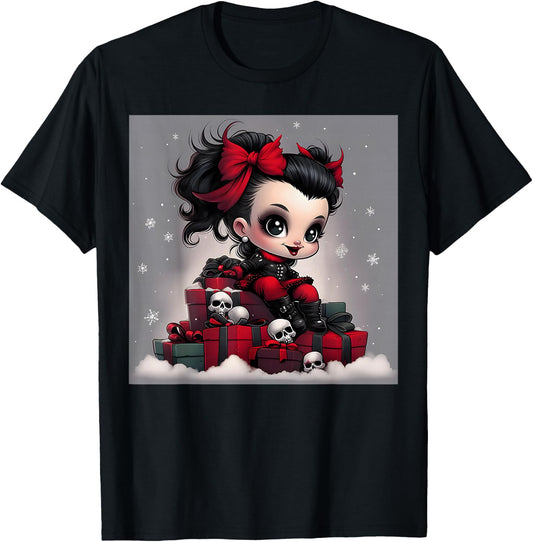 A Twist of Gothmas: Celebrating with Baby's Style T-Shirt - T-Shirt | Black
