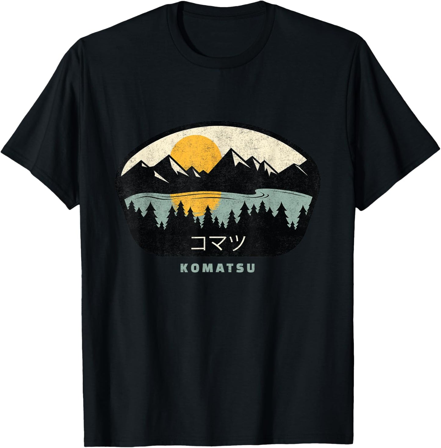 Komatsu Japan, Komatsu Special Gift Komatsu T-Shirt - T-Shirt | Black