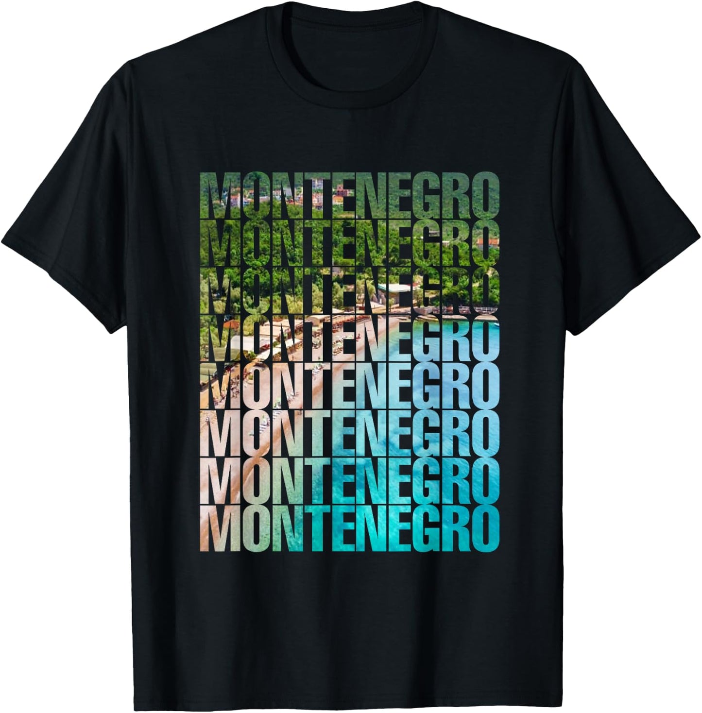 Travel to Kotor Funny Balkan Montenegro T-Shirt - T-Shirt | Black