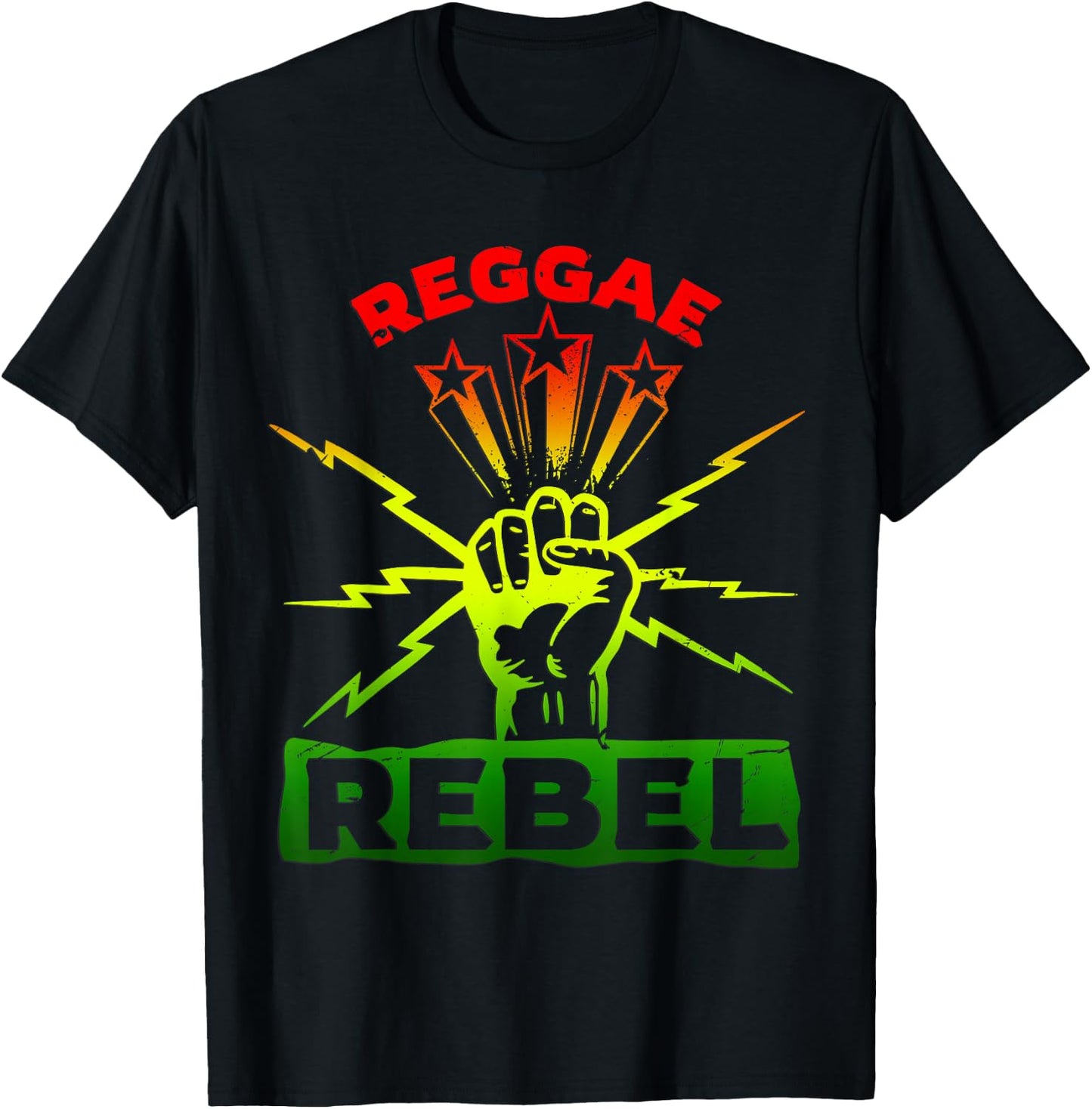 Reggae Rebel Stuff for Reggae Musician | Reggae T-Shirt - T-Shirt | Black