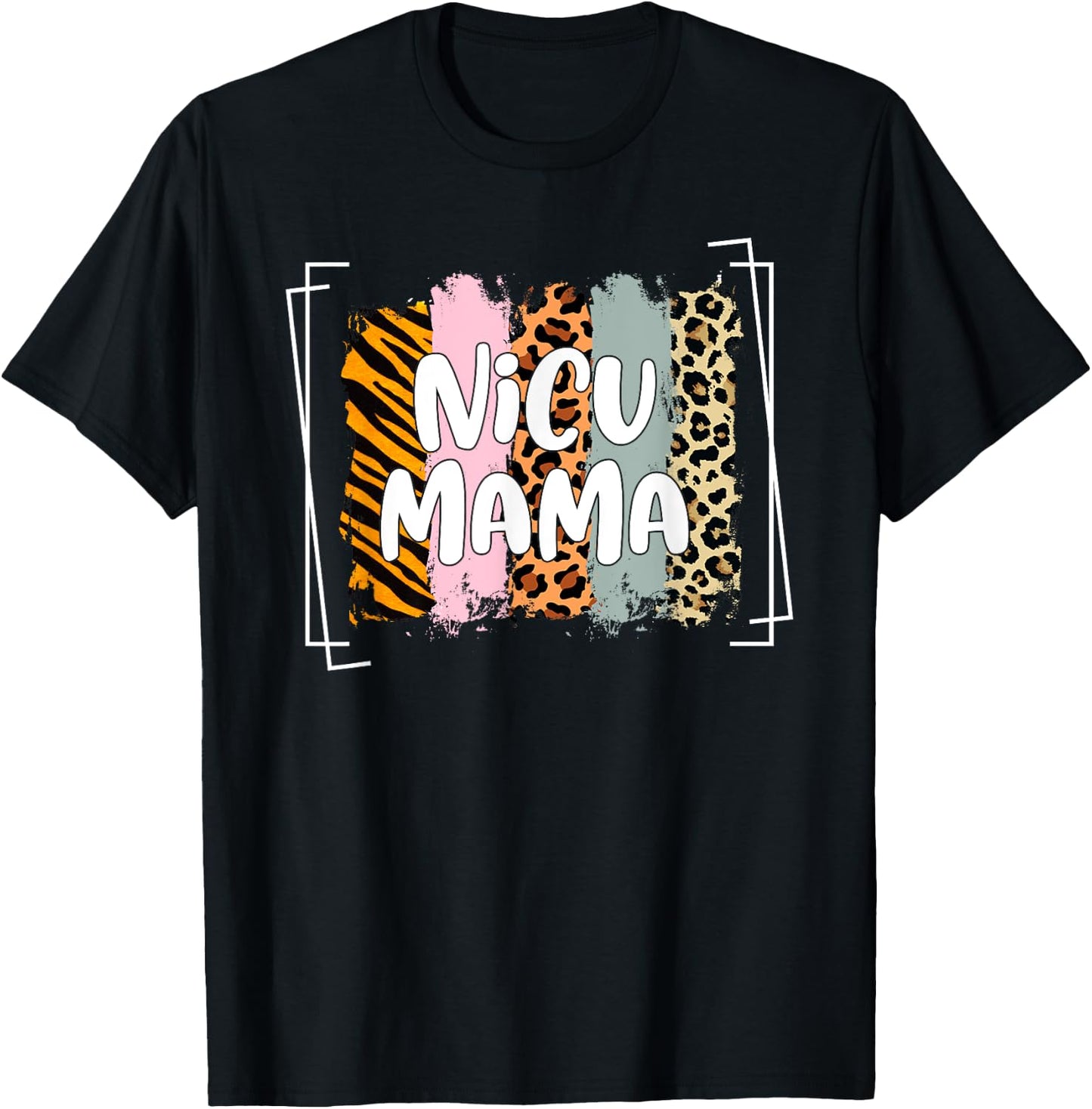 NICU Mama Awareness Month Preemie Baby Mom Life Mothers Day T-Shirt - T-Shirt | Black