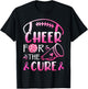 Breast Cancer Awareness Cheer For The Cure T-Shirt - T-Shirt | Black