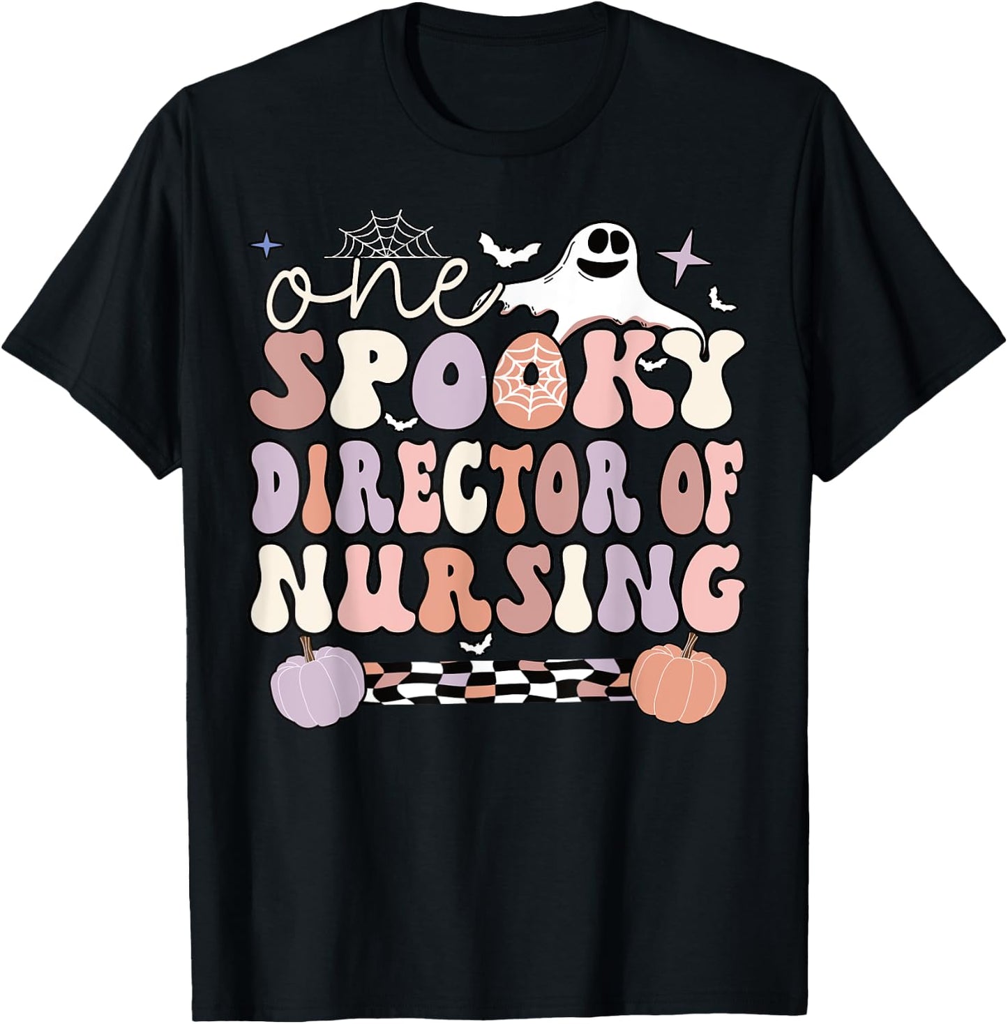 Spooky Director Of Nursing Halloween Director Nurse T-Shirt - T-Shirt | Black