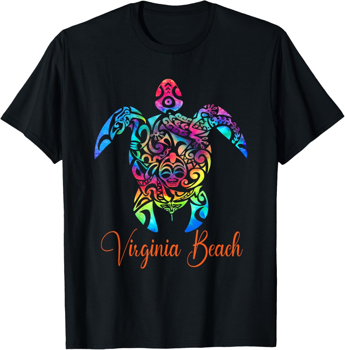 Virginia Beach Sea Turtle Family Vacation Summer 2026 T-Shirt - T-Shirt | Black