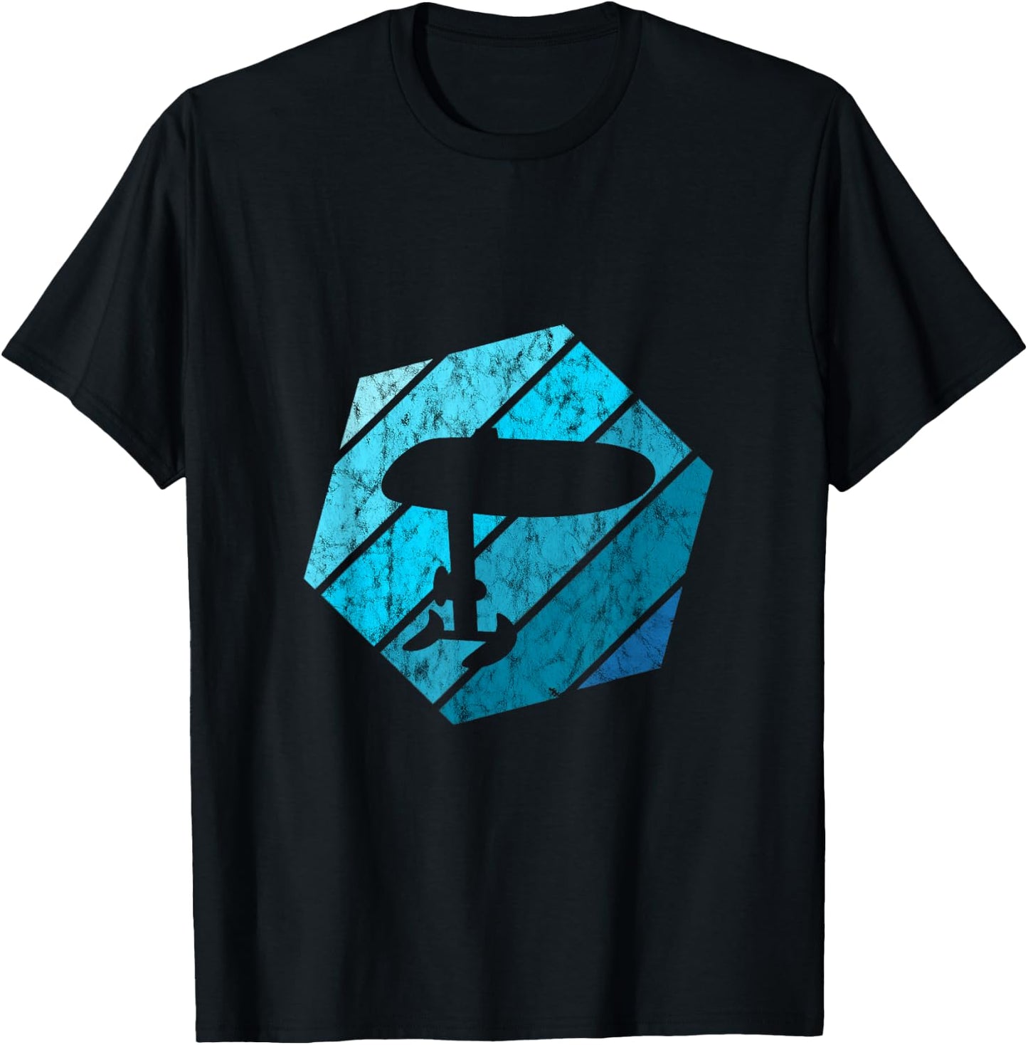 Vintage Hexa Electric Hydrofoil Surfboard Foiler Efoil T-Shirt - T-Shirt | Black