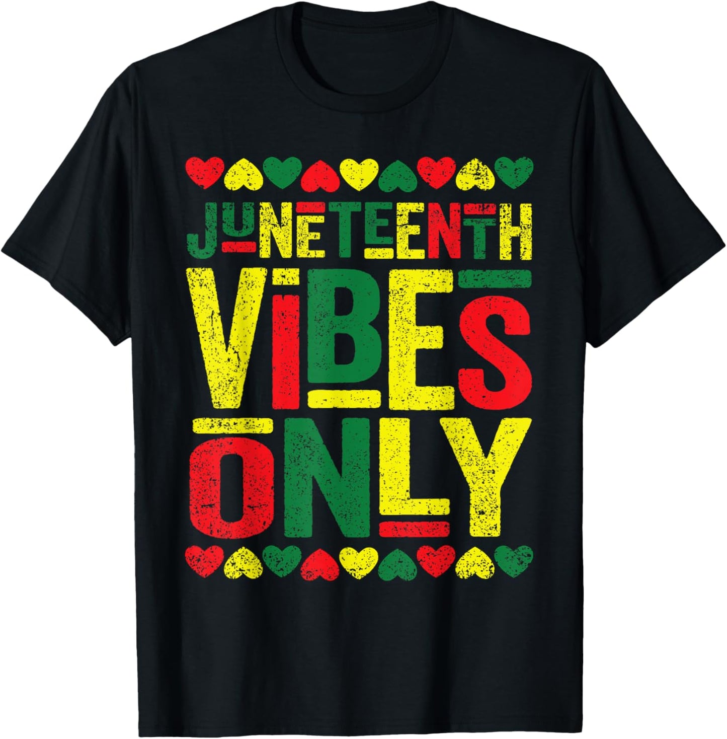 Juneteenth Cool Vibes Black History African American T-Shirt - T-Shirt | Black