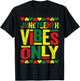 Juneteenth Cool Vibes Black History African American T-Shirt - T-Shirt | Black