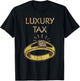 Monopoly Mr. Monopoly Luxury Tax Distressed Logo T-Shirt - T-Shirt | Black