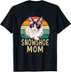 Snowshoe Cat Mom Retro Vintage Funny I Love My Cat T-Shirt - T-Shirt | Black