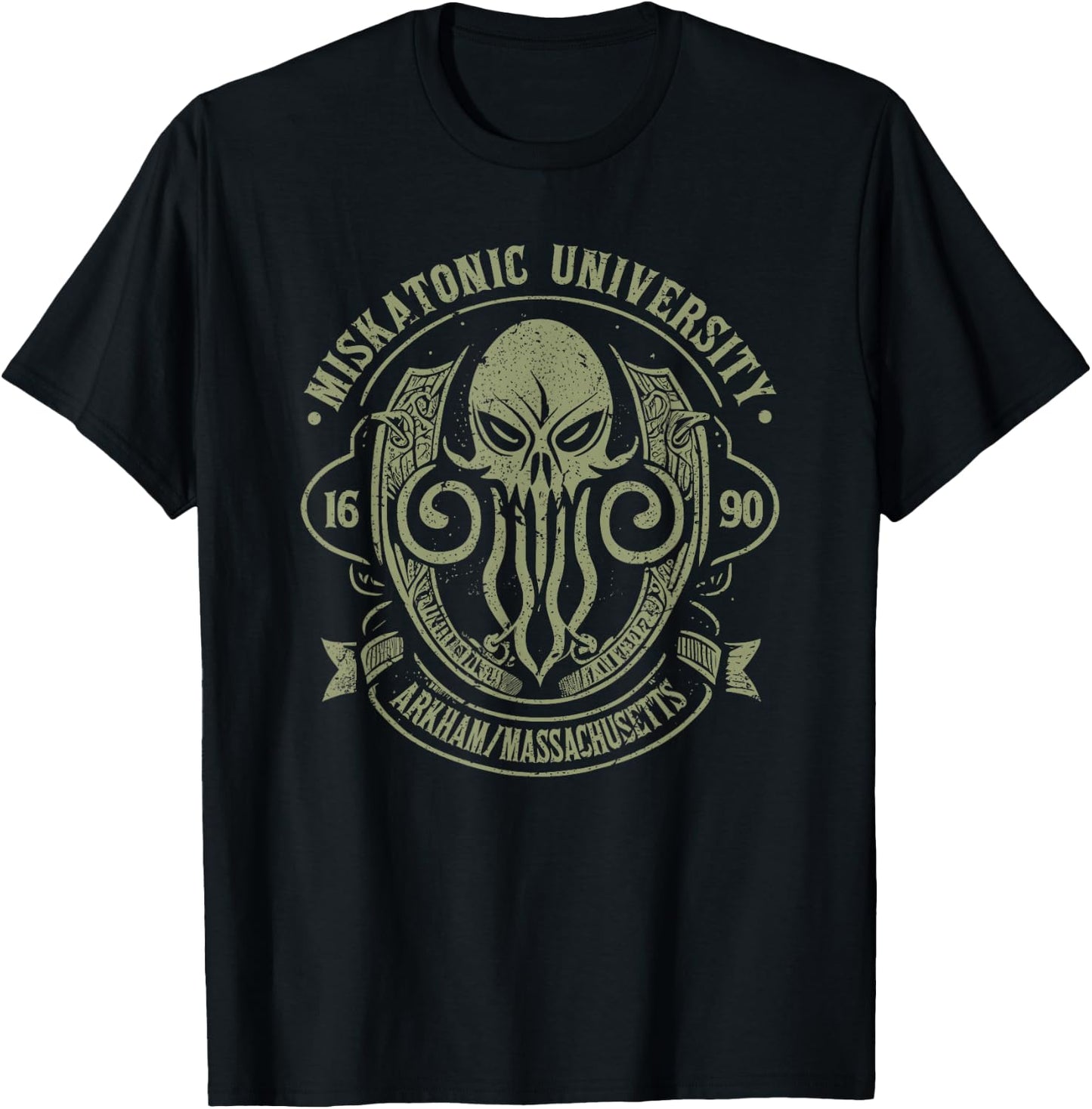 Miskatonic University, Cosmic Horror Cthulhu T-Shirt - T-Shirt | Black