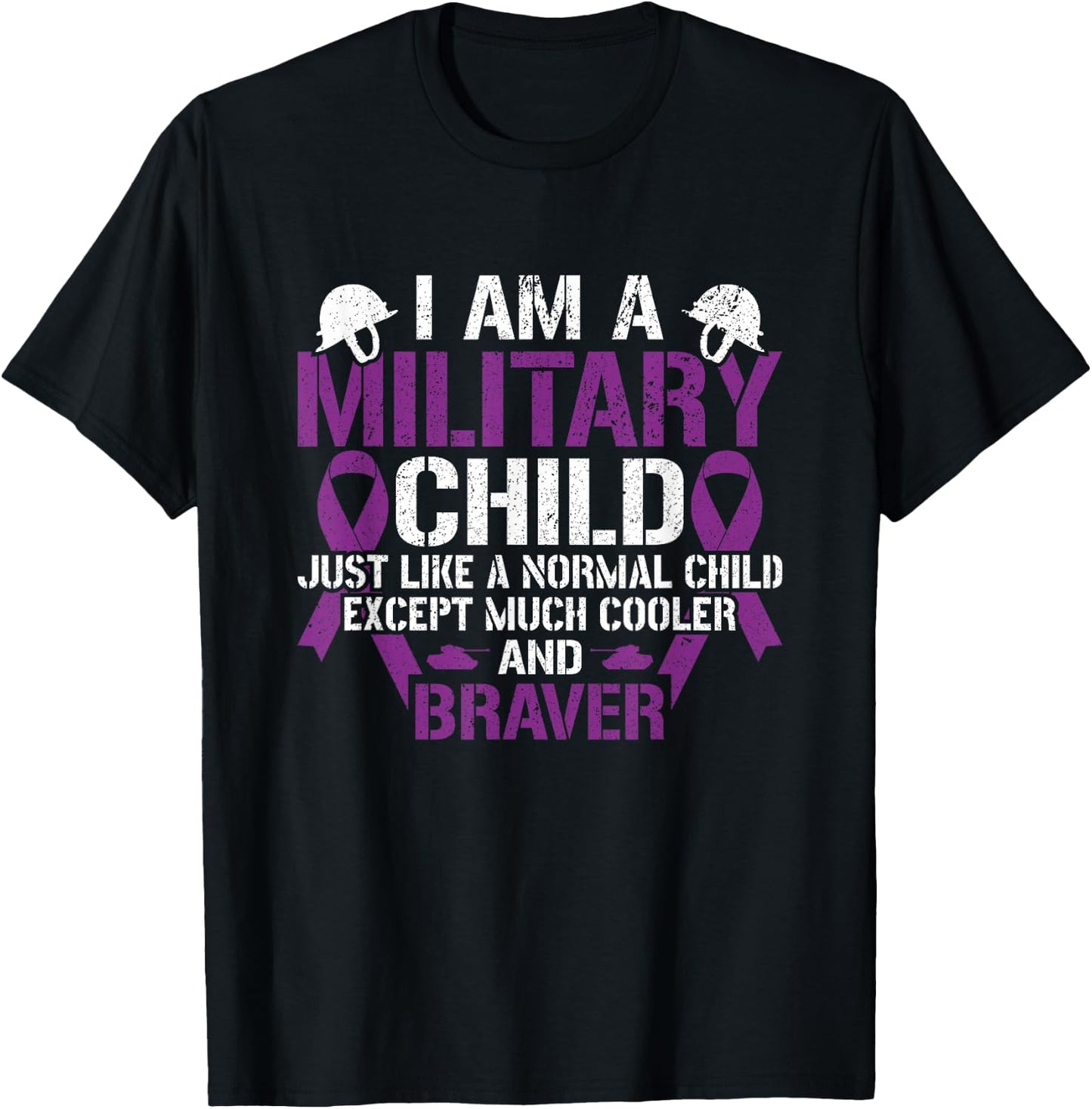 Military Child Definition Military Children Military Child Month T-Shirt - T-Shirt | Black