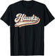Hawks Sports Name Vintage Retro Gift Men Women Boy Girl T-Shirt - T-Shirt | Black