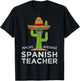 Fun Cute Funny Spanish Teacher Women Girls Kids T-Shirt - T-Shirt | Black