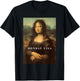Funny Mona Funny Monday Lisa Art T-Shirt - T-Shirt | Black