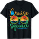 Cruise Squad 2025 Family Vacation Beach Matching Groupe T-Shirt - T-Shirt | Black