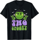 Two Spooky Birthday Decorations Boy 2nd Bday Halloween T-Shirt - T-Shirt | Black