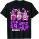 Support Squad Epilepsy Awareness Gnome Ribbon Flower Groovy T-Shirt - T-Shirt | Black