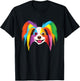 Colorful Papillon - Dog Canine Lover Pet Owner Veterinarian Women Kids T-Shirt - T-Shirt | Black