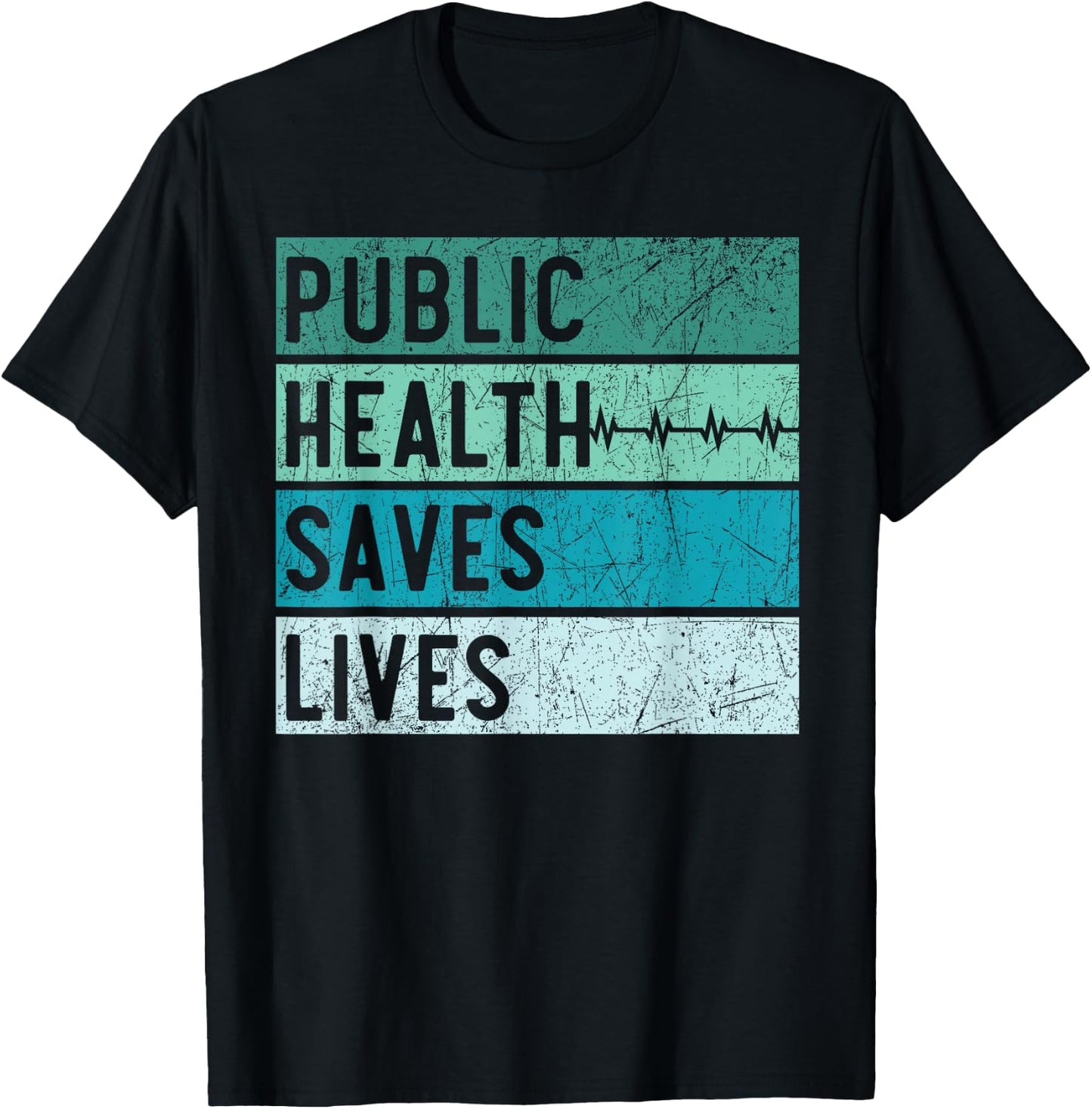 Public Health Saves Lives Epidemiologist Doctor Epidemiology T-Shirt - T-Shirt | Black