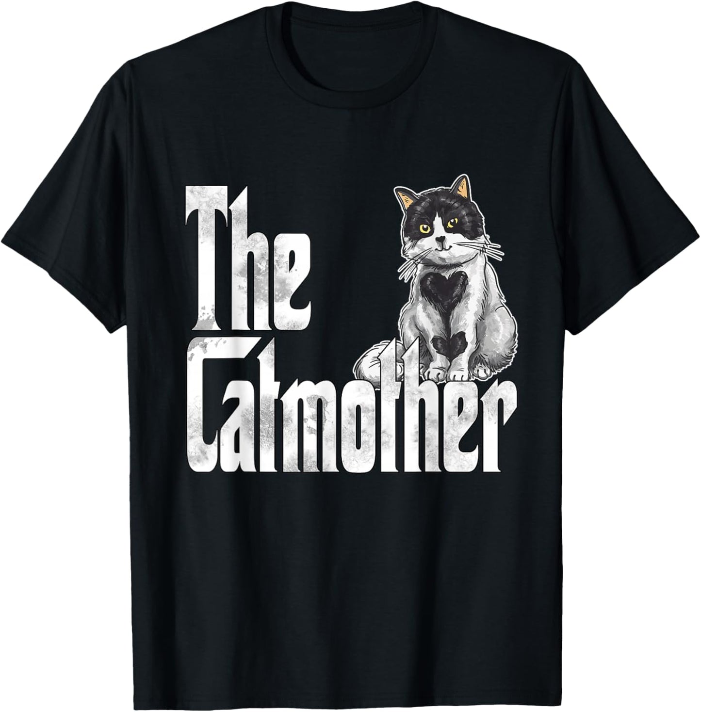 Cat Mom The Catmother Crazy Cat Mother Kitty Mommy T-Shirt - T-Shirt | Black