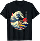 Brussels Griffon Japanese Kanagawa Wave Surf Loyal Dog T-Shirt - T-Shirt | Black