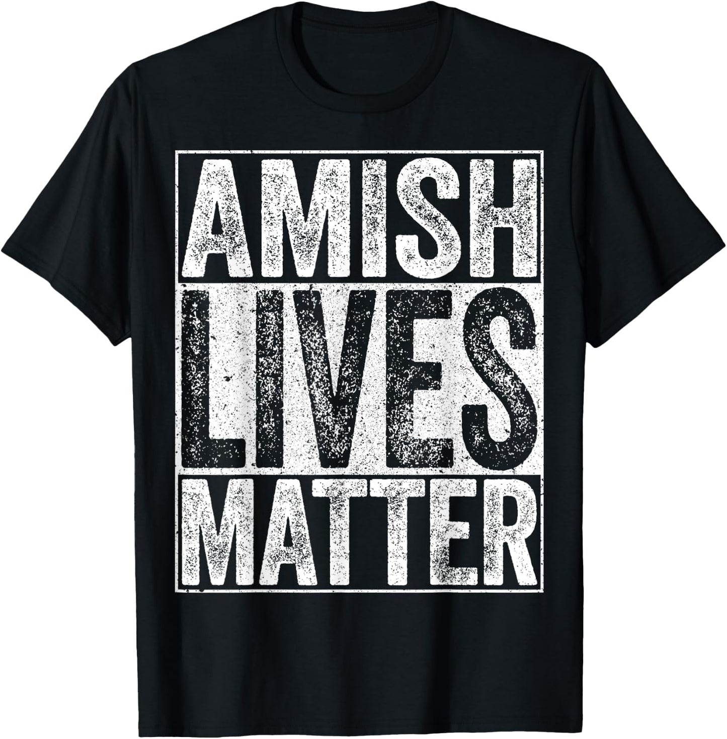 Amish Lives Matter Shirt Men Women Kids Anabaptist Christian T-Shirt - T-Shirt | Black