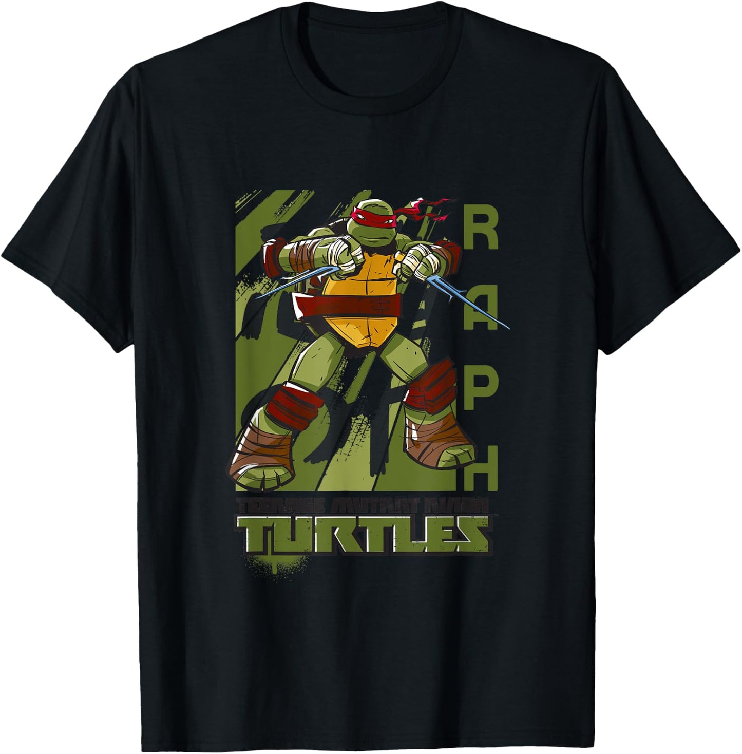 Mademark x Teenage Mutant Ninja Turtles - Teenage Mutant Ninja Turtles - Original TMNT New Raphael T-Shirt - T-Shirt | Black