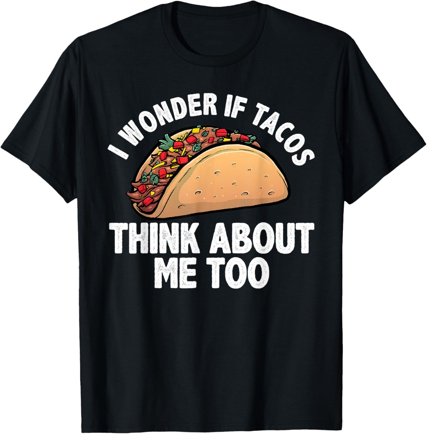 Cool Taco Art Women Tacos Mexican Food Fiesta Humor T-Shirt - T-Shirt | Black