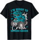 Ready To Crush Ovarian Cancer Awareness T Rex Monster Truck T-Shirt - T-Shirt | Black