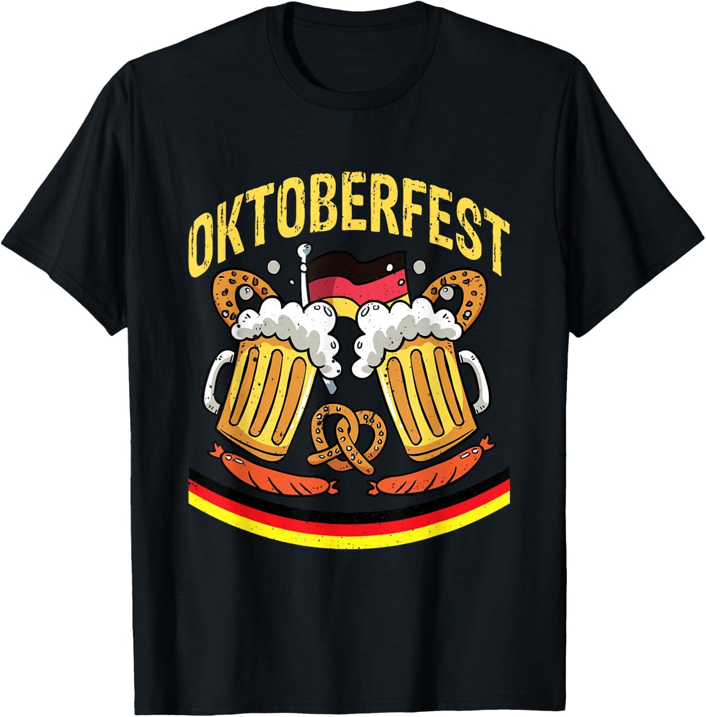Oktoberfest 2025 Funny Oktoberfest 2025 Costume Men Women T-Shirt - T-Shirt | Black