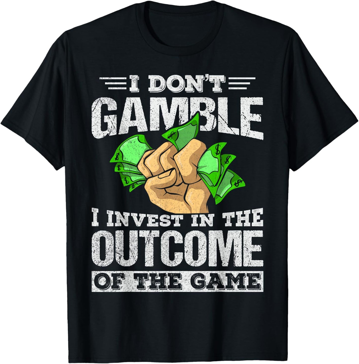 Gambling Sport Betting Design for a Sports Betting gambler T-Shirt - T-Shirt | Black