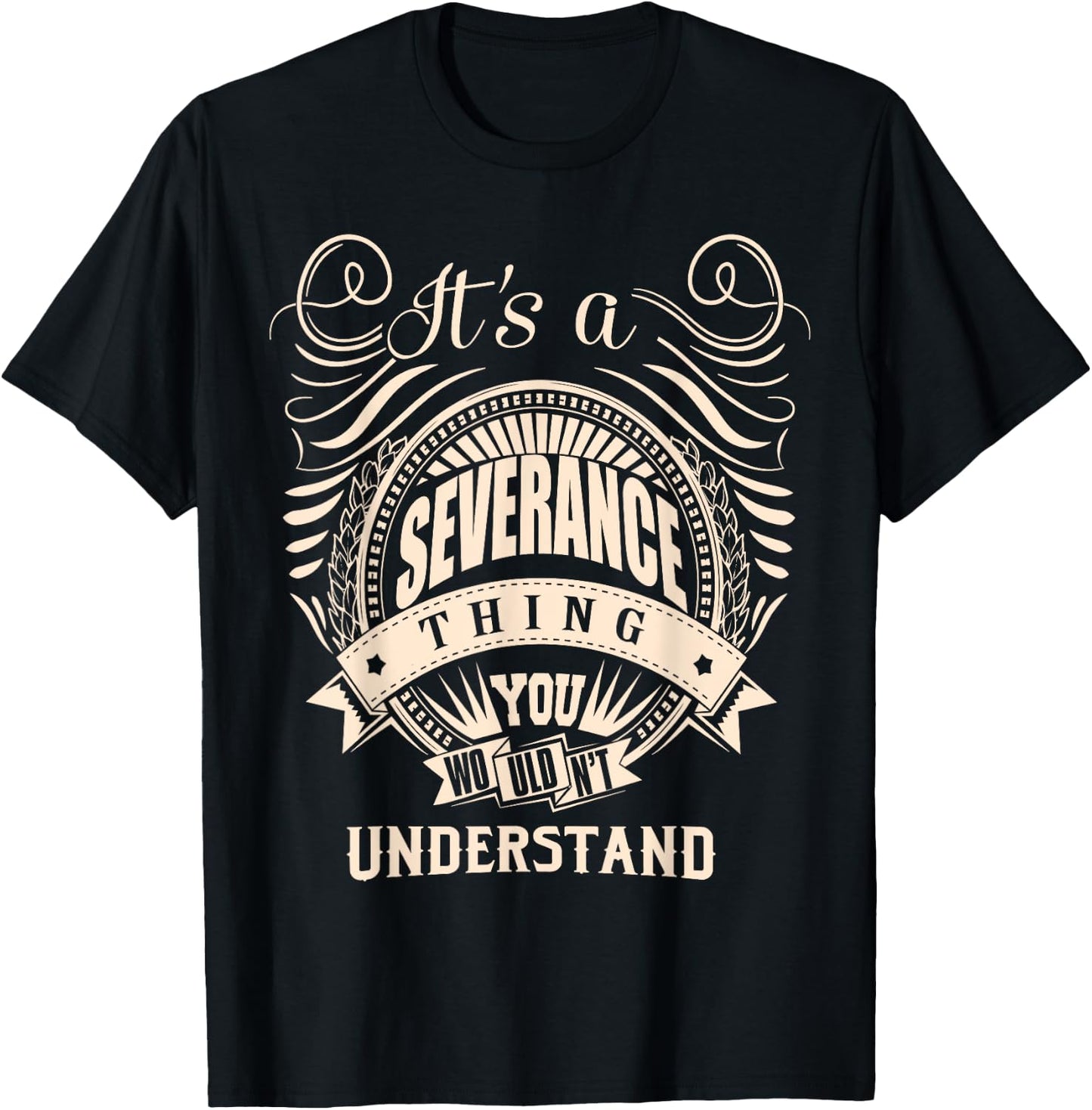 It is a SEVERANCE Thing T-Shirt - T-Shirt | Black