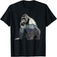 Gorilla Ape Silverback Primate Nature Jungle T-Shirt - T-Shirt | Black