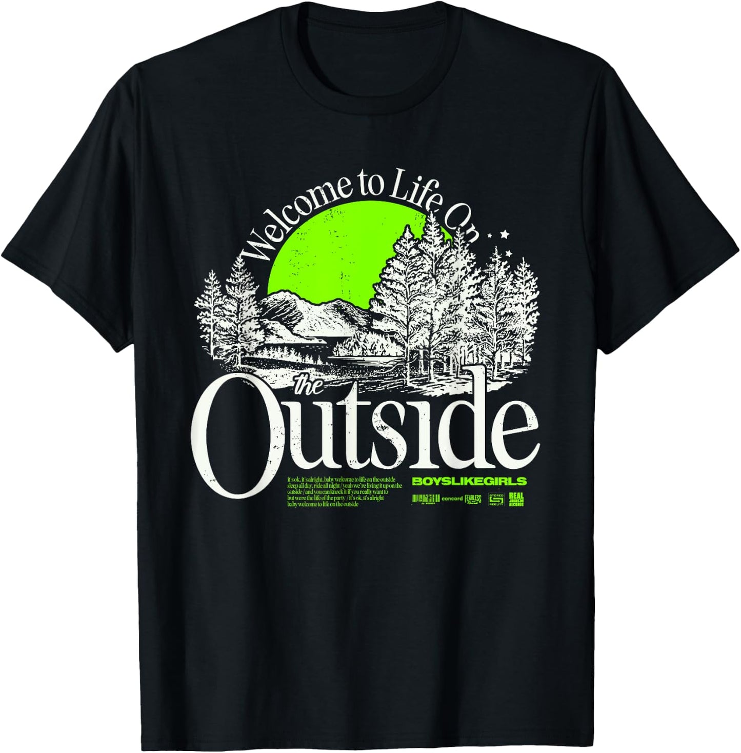 Boys Like Girls - the Outside T-Shirt - T-Shirt | Black