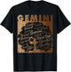 Gemini Girl African American Women Melanin Birthday T-Shirt - T-Shirt | Black