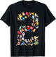 Toddler 2nd Birthday Birds Themed 2 Year Old Kids Bird Lover T-Shirt - T-Shirt | Black