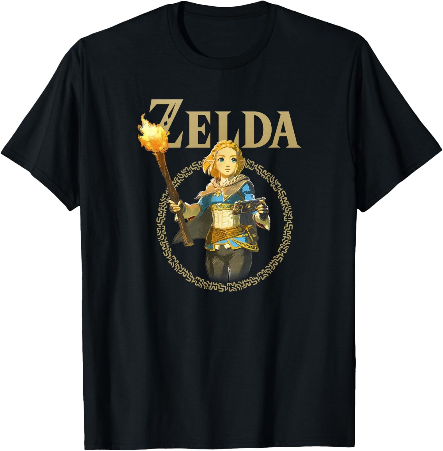 The Legend of Zelda Tears of The Kingdom Zelda Portrait T-Shirt - T-Shirt | Black